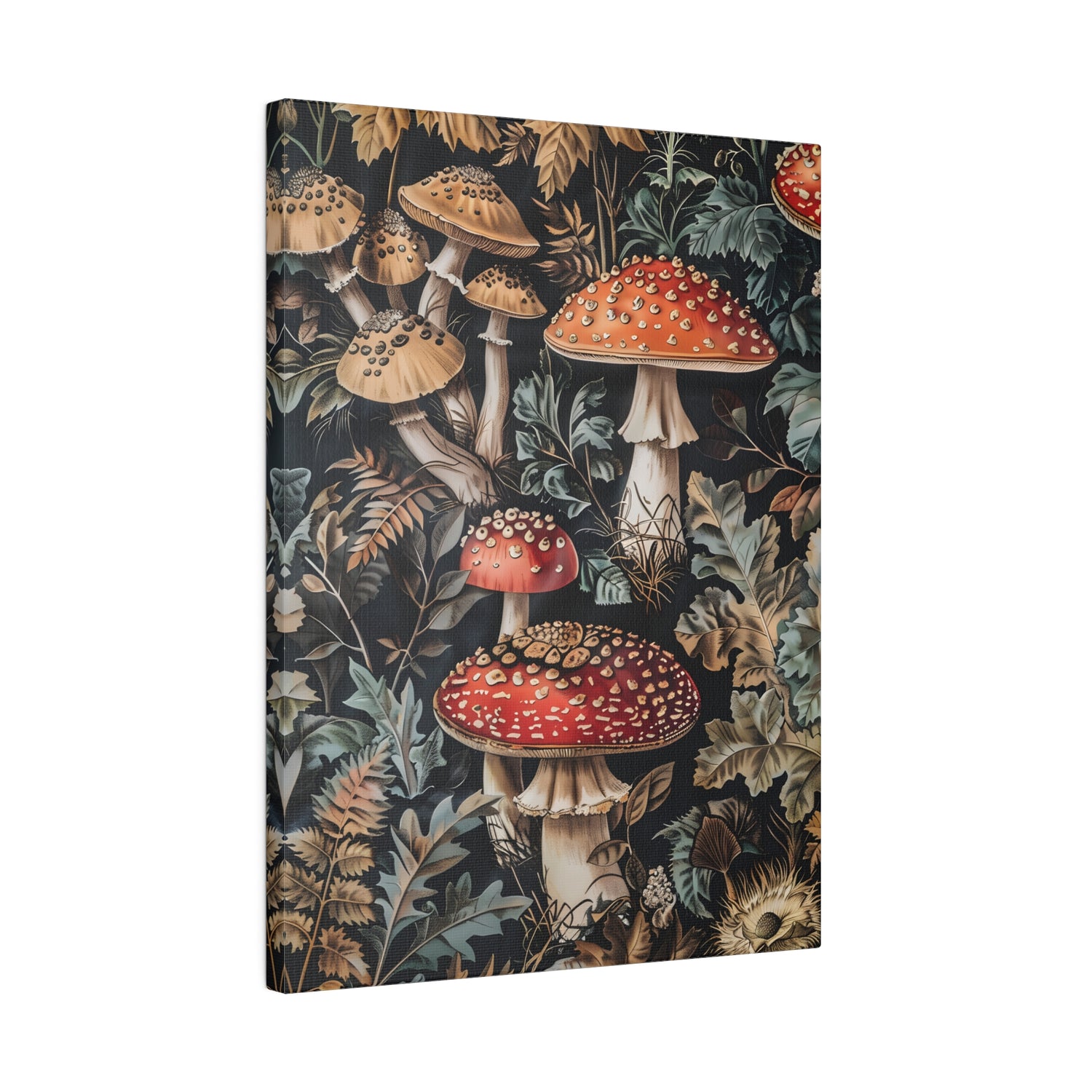 .75&quot; Matte Canvas - Midnight Mycological Reverie