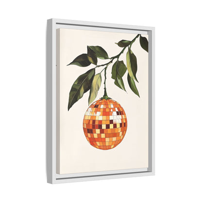 Framed Canvas - Citrus Disco Glow Drop