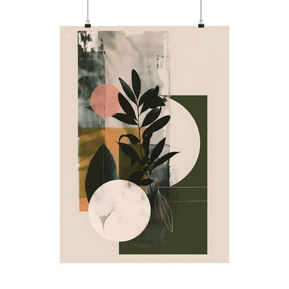 Earthy Geometric Botanicals