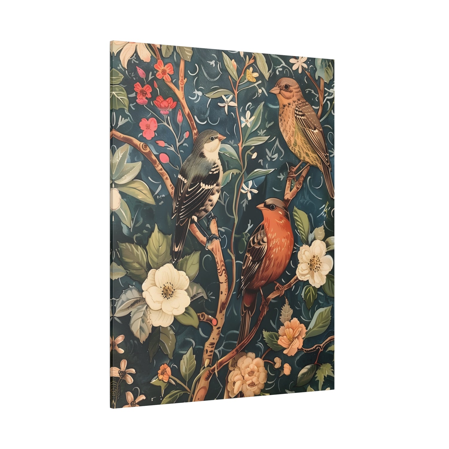 .75" Matte Canvas - Robin and Sparrow Symphony