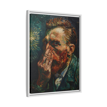 Framed Canvas - Van Gogh Stinky Glare