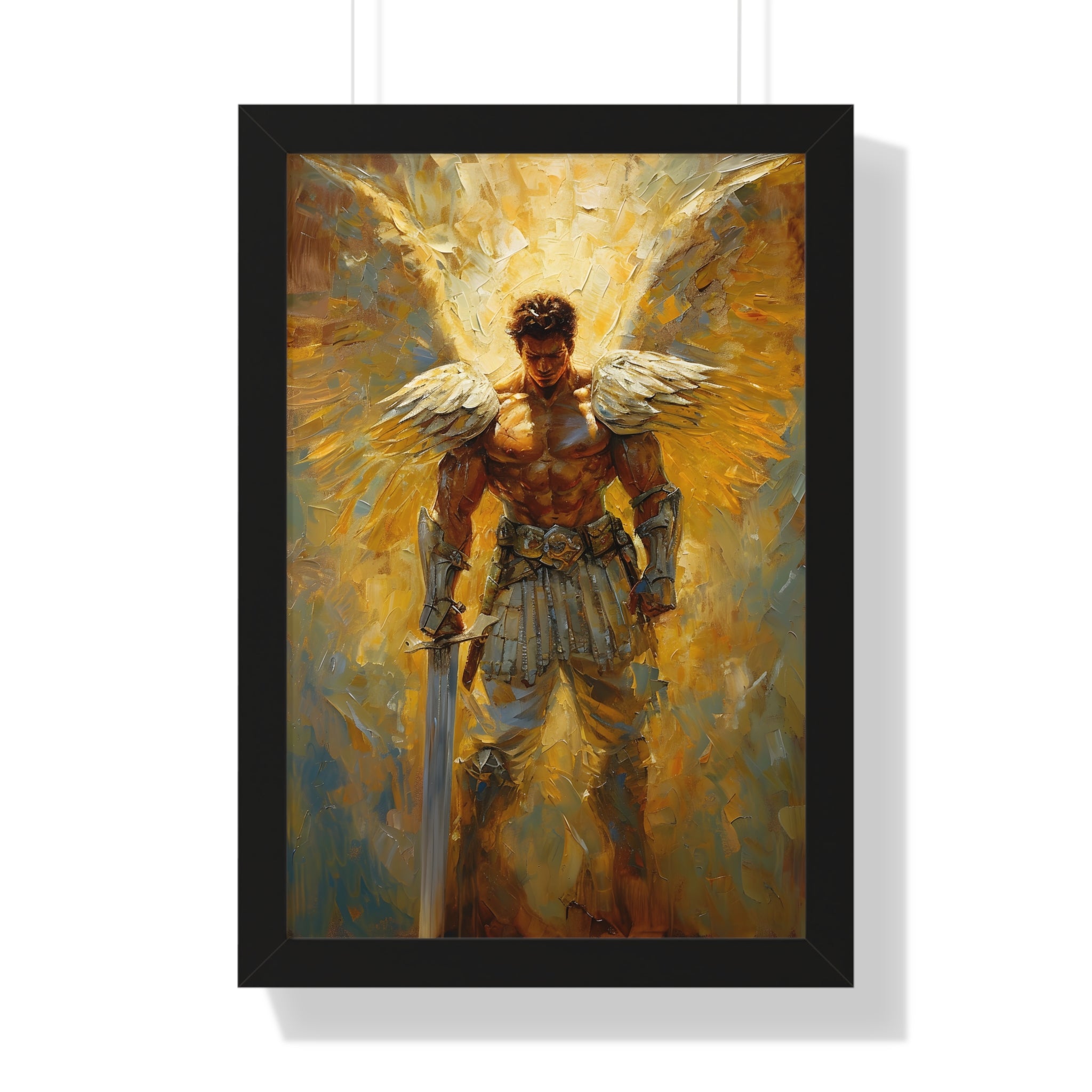 Framed Paper Print - Celestial Warrior&