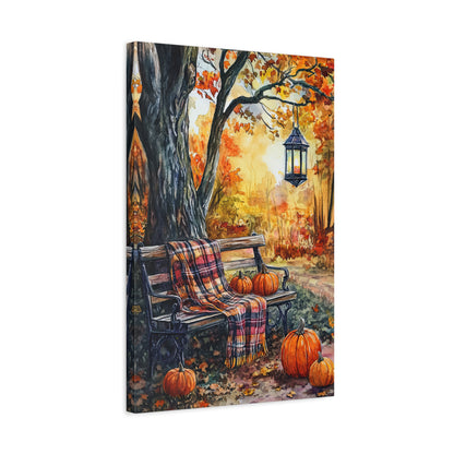 1.25" Matte Canvas - Golden Pause in Fall