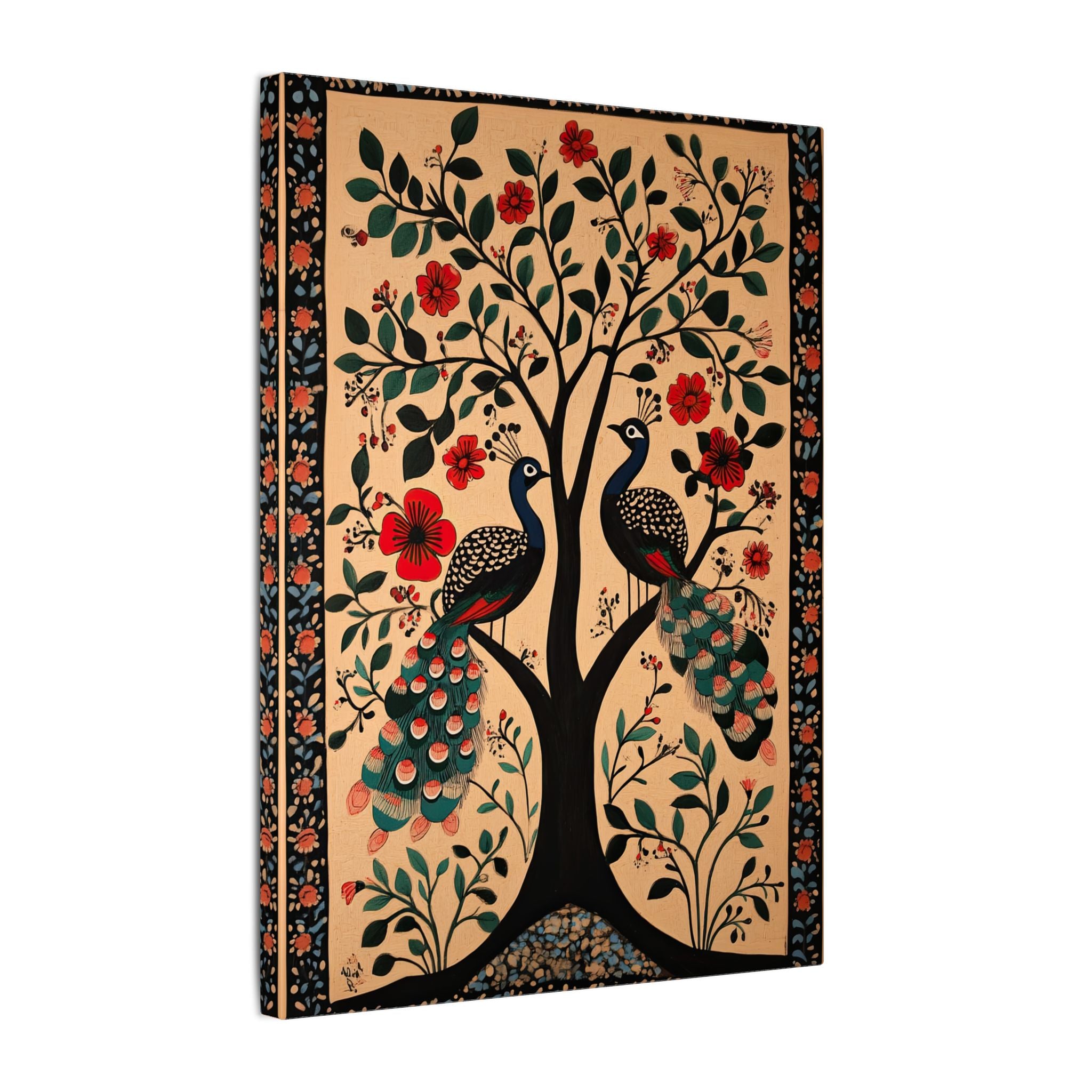 .75" Matte Canvas - Lovers Under Blooming Canopy