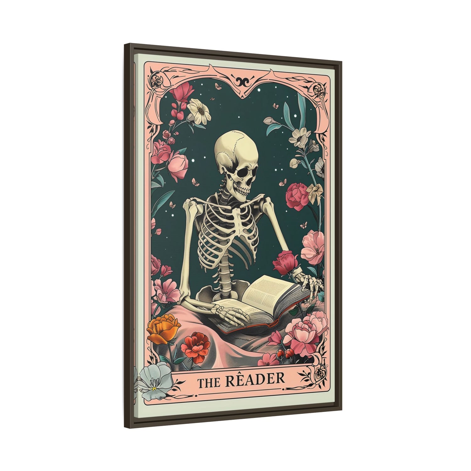 Framed Canvas - The Eternal Reader