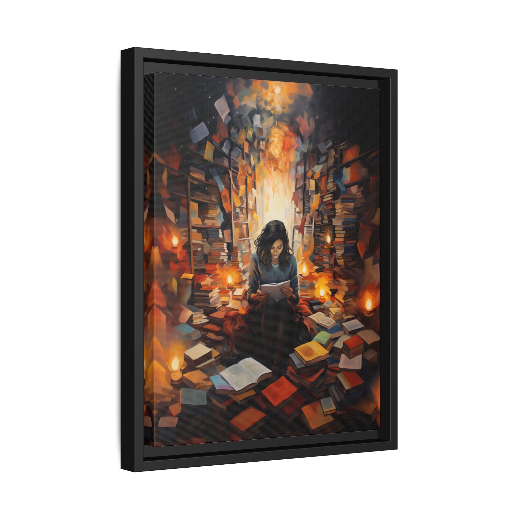 Framed Canvas - The Sanctuary of Stories