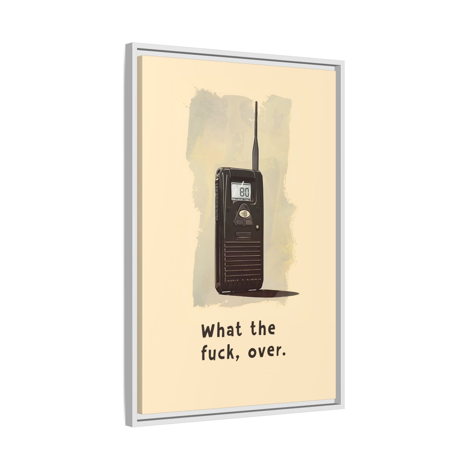 Framed Canvas - Walkie Talkie WTF Moment