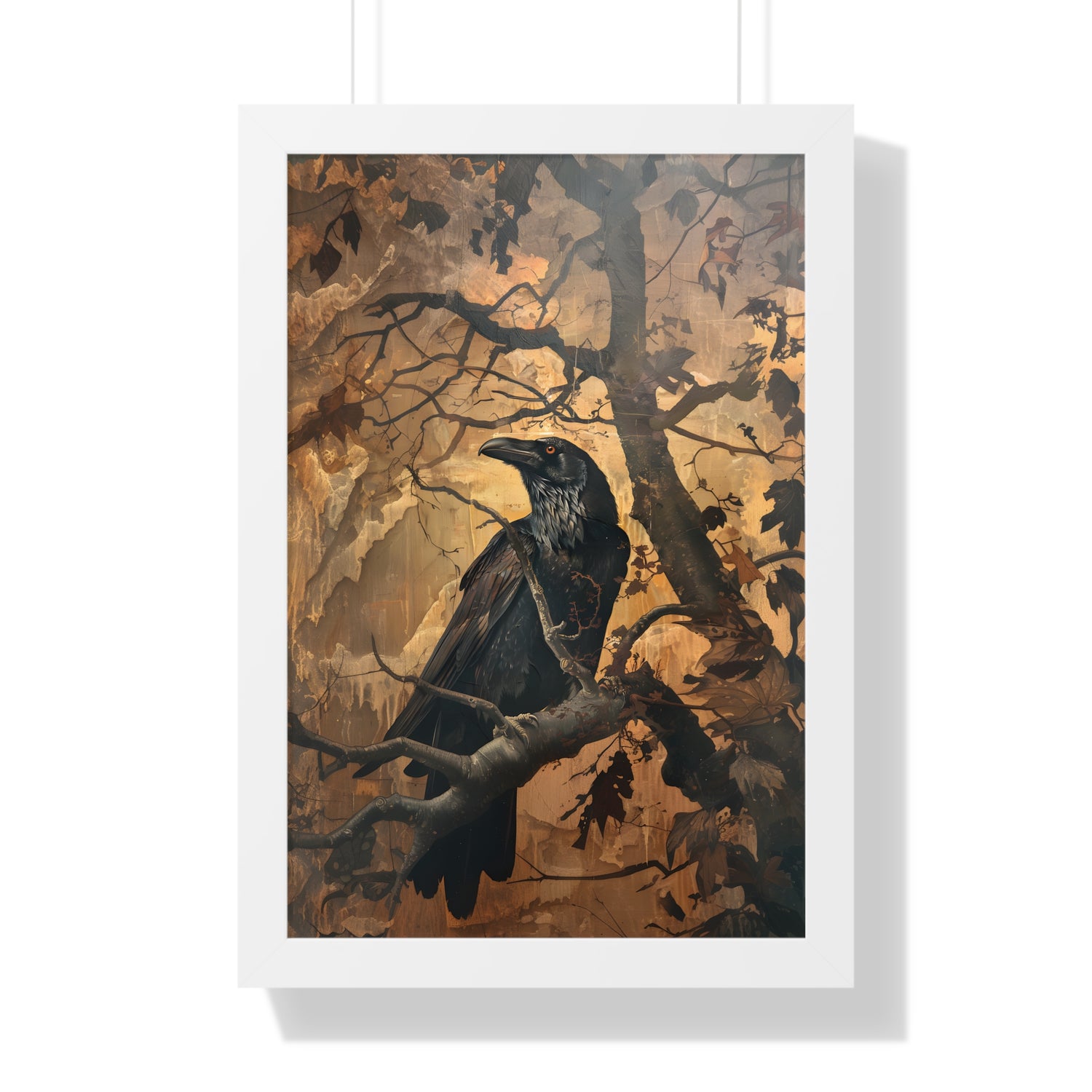 Framed Paper Print - Majestic Raven&