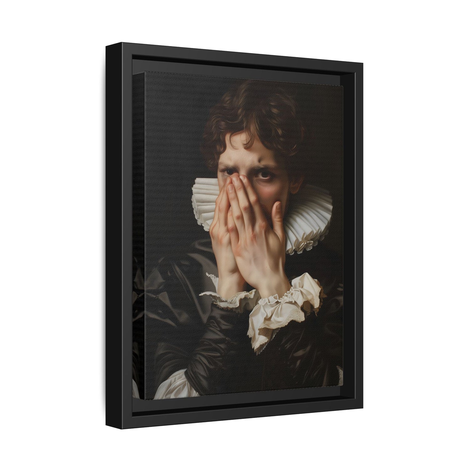 Framed Canvas - The Foul Flush Reaction