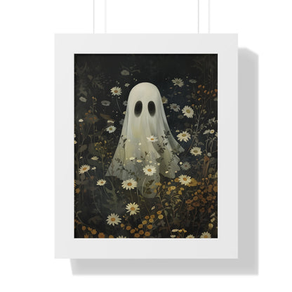 Framed Paper Print - Daisy Meadow Ghost