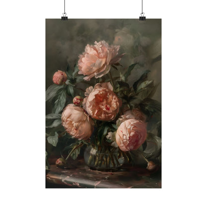 Vintage Blush Peony Bouquet