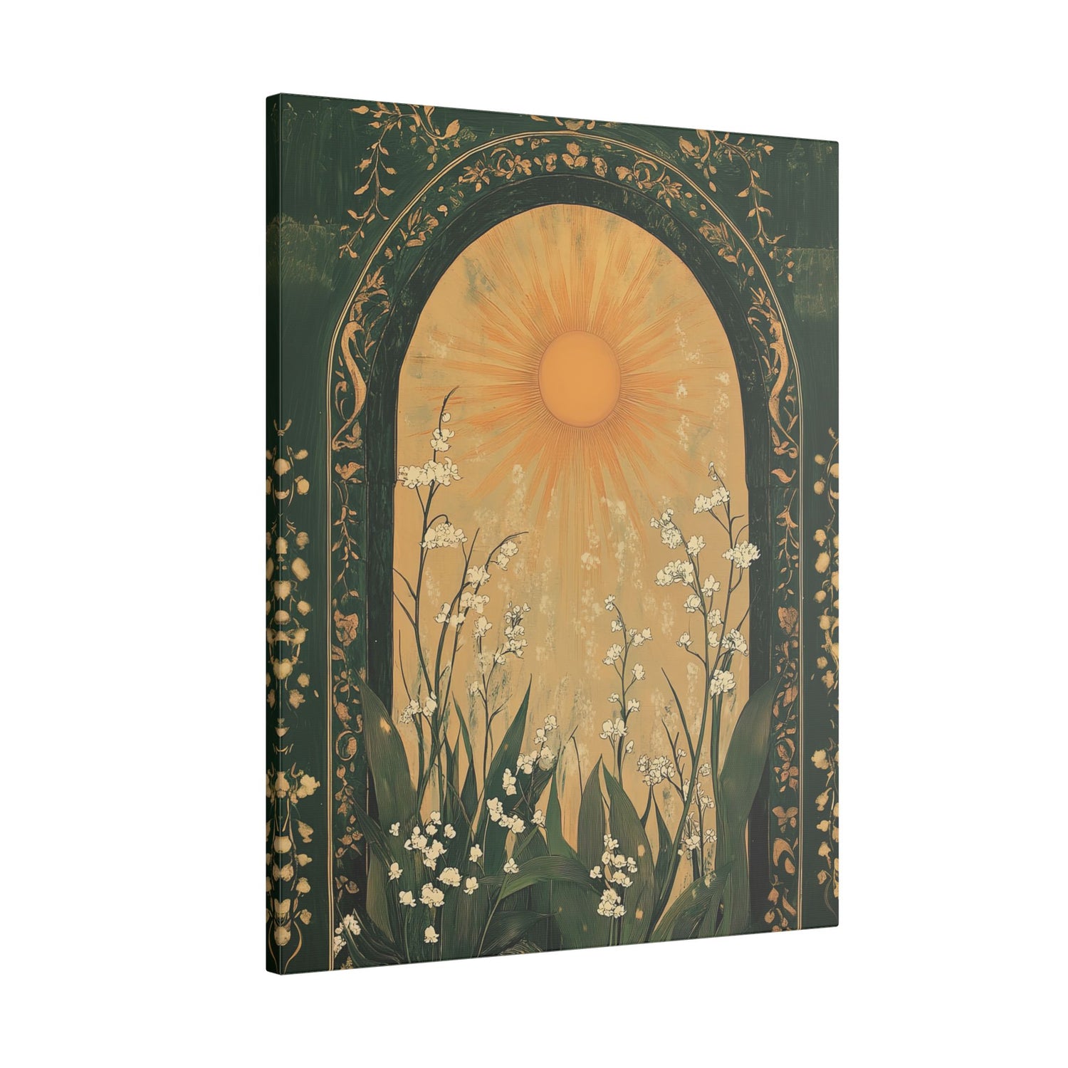 .75" Matte Canvas - Lily of the Valley Archway