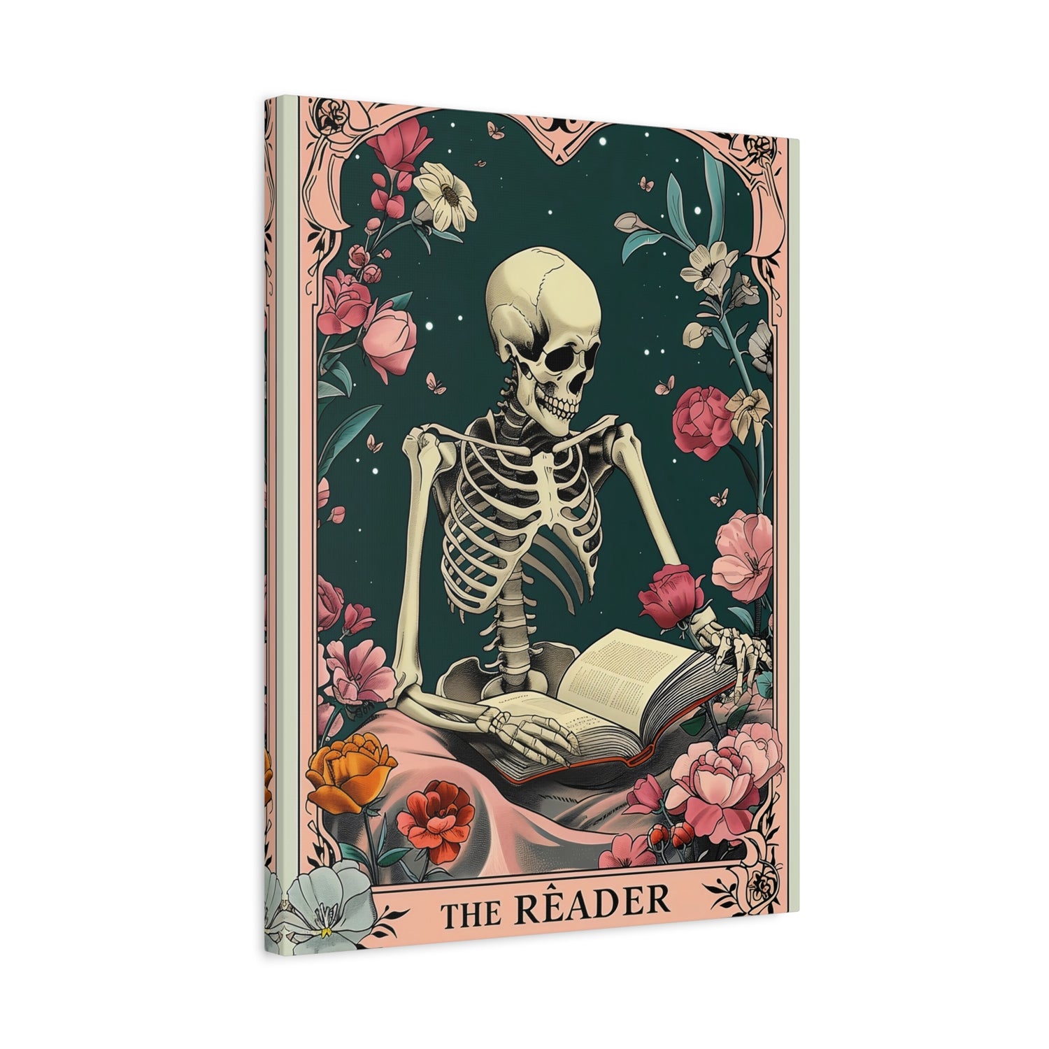 1.25" Matte Canvas - The Eternal Reader