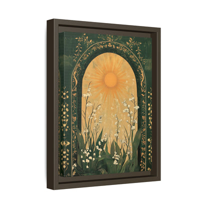 Framed Canvas - Lily of the Valley Archway