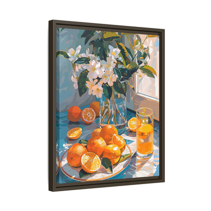 Framed Canvas - Citrus Blossom Morning