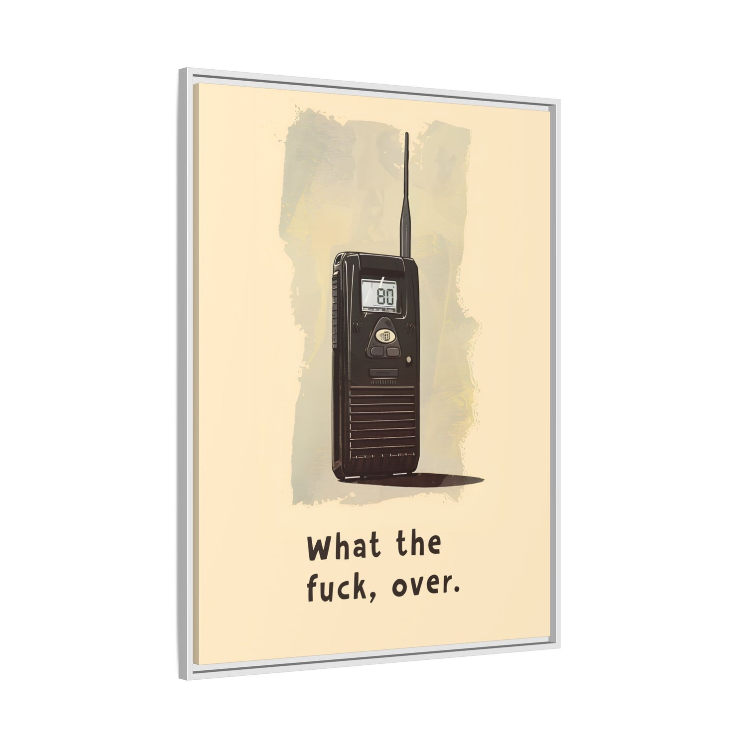 Framed Canvas - Walkie Talkie WTF Moment