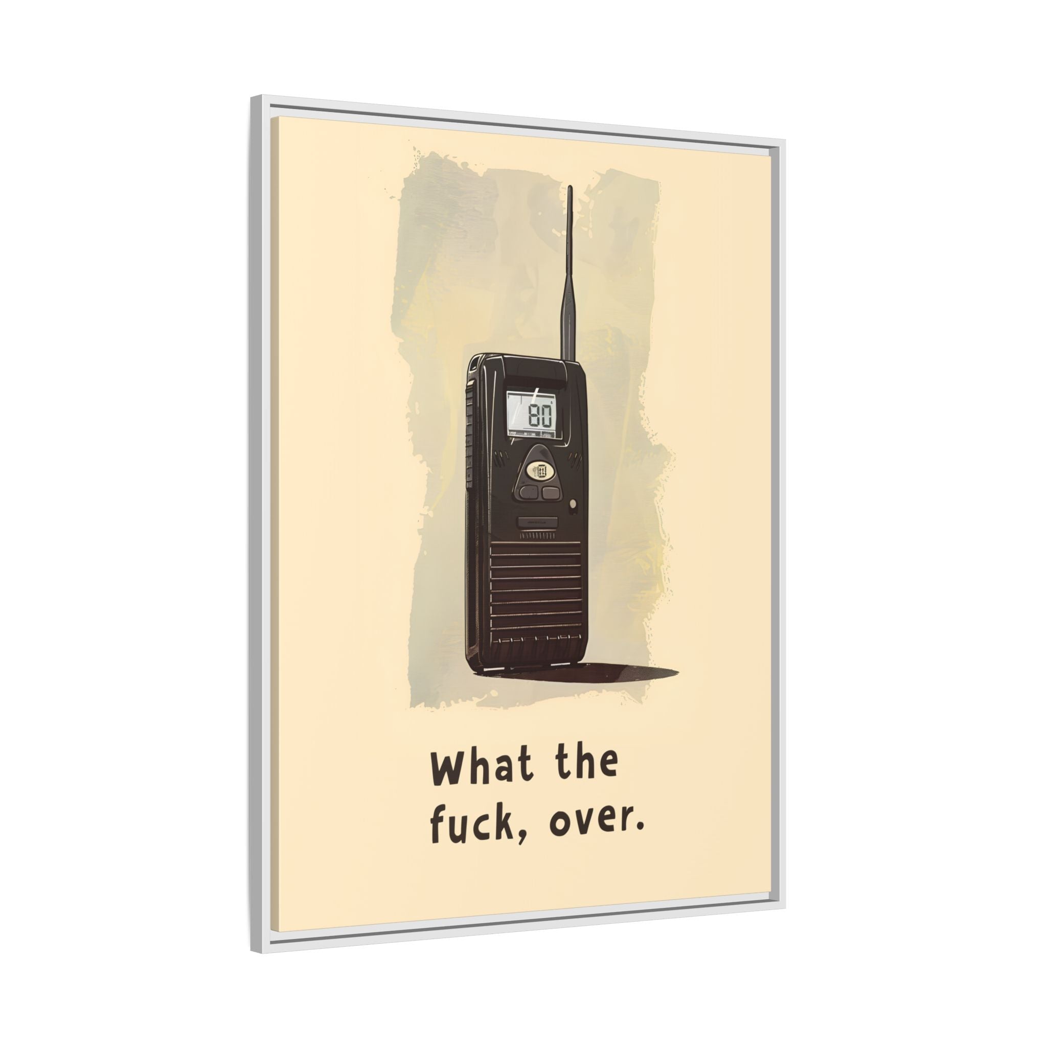 Framed Canvas - Walkie Talkie WTF Moment