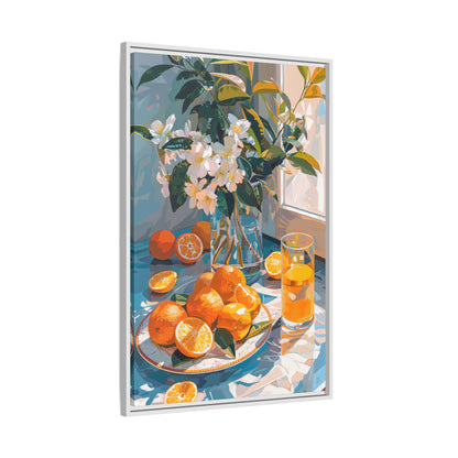 Framed Canvas - Citrus Blossom Morning