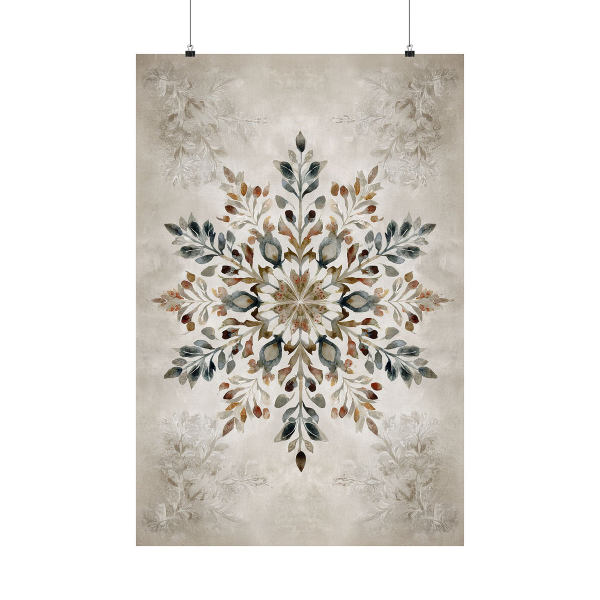Nordic Botanical Snowflake