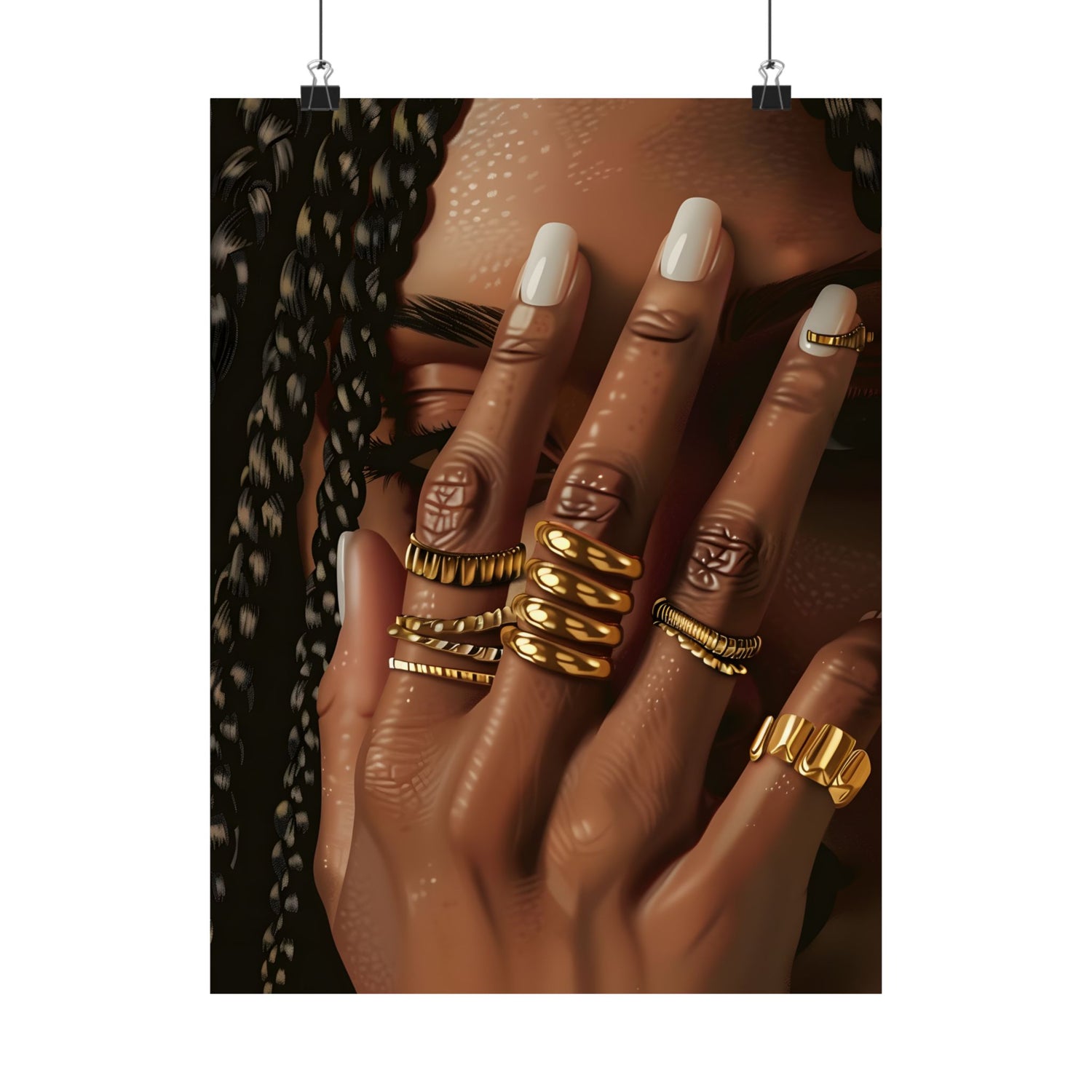 Braided Golden Ring Beauty