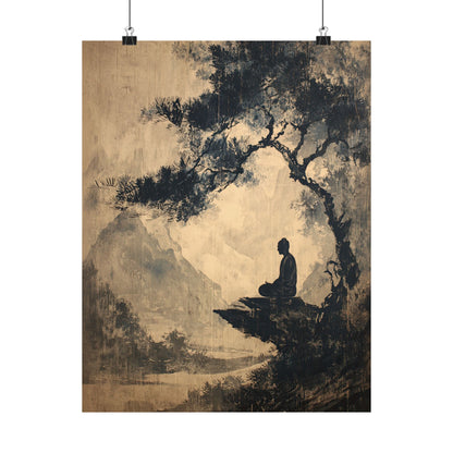 Mountain Tree Zen Silence