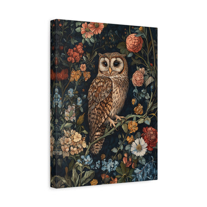 1.25" Matte Canvas - Guardian of the Floral Night