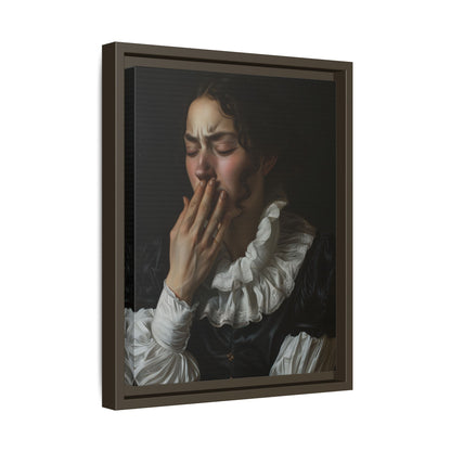 Framed Canvas - Oh No, It Hit Me