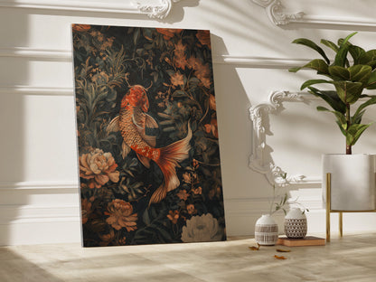 .75&quot; Matte Canvas - Enchanted Koi Garden