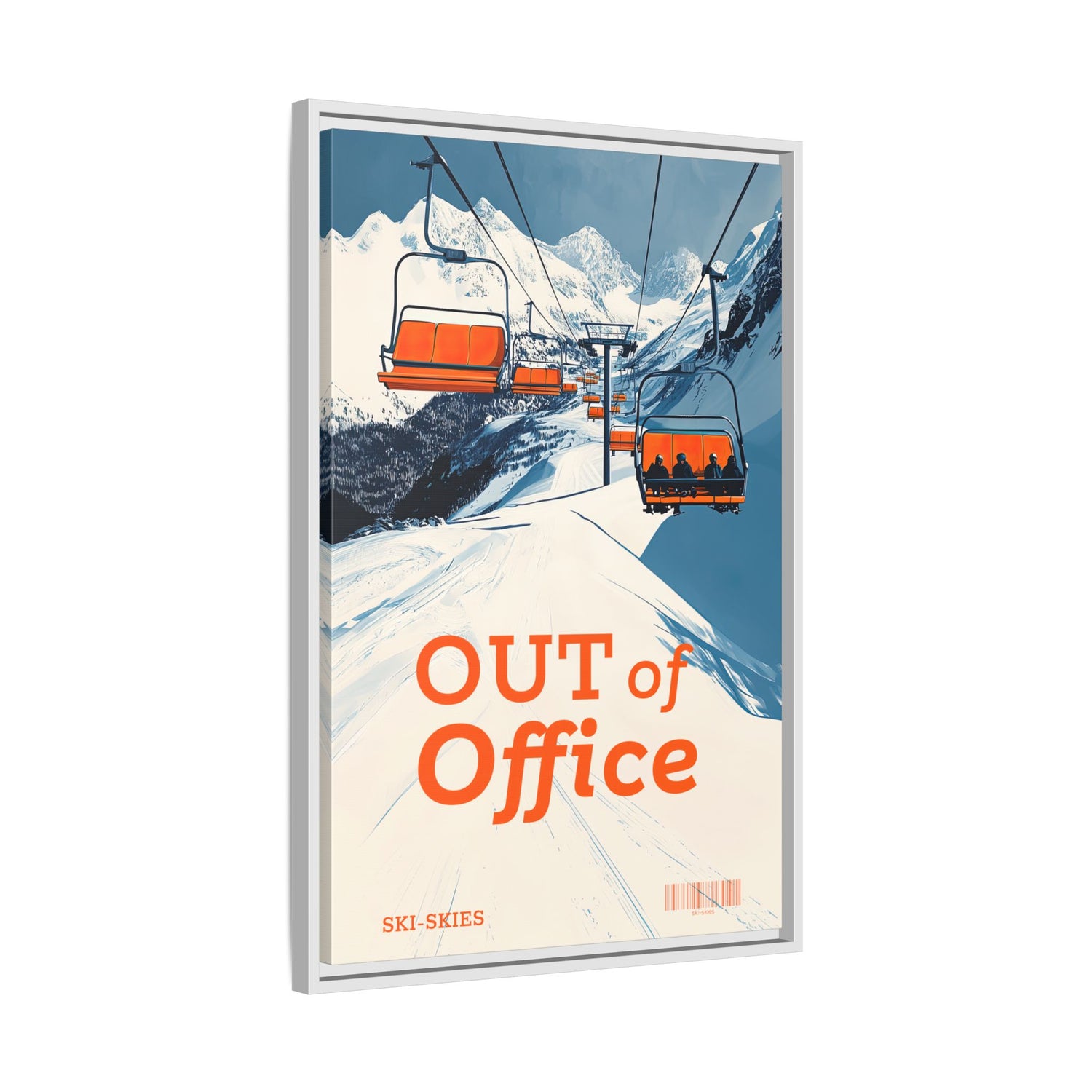 Framed Canvas - Out of Office Skies