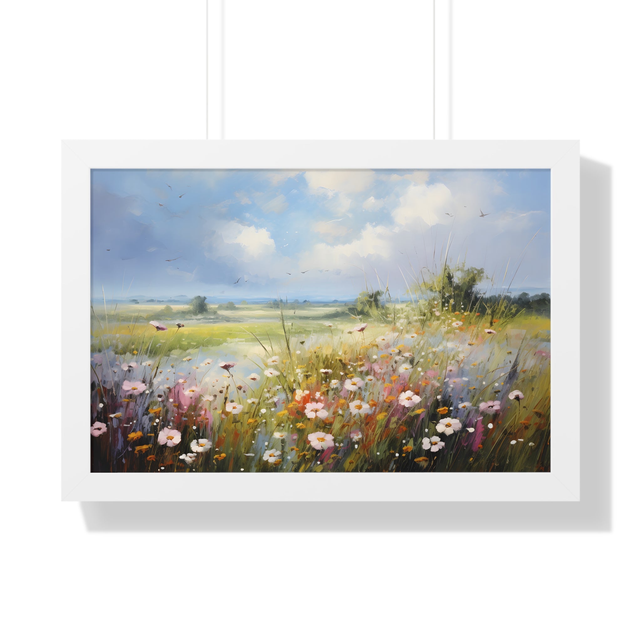 Framed Paper Print - Wildflower Whispers