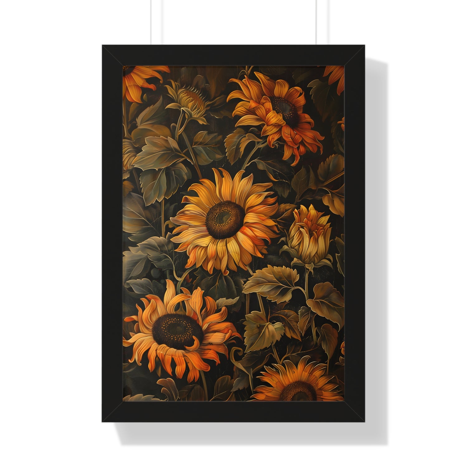 Framed Paper Print - Sunflower Glow