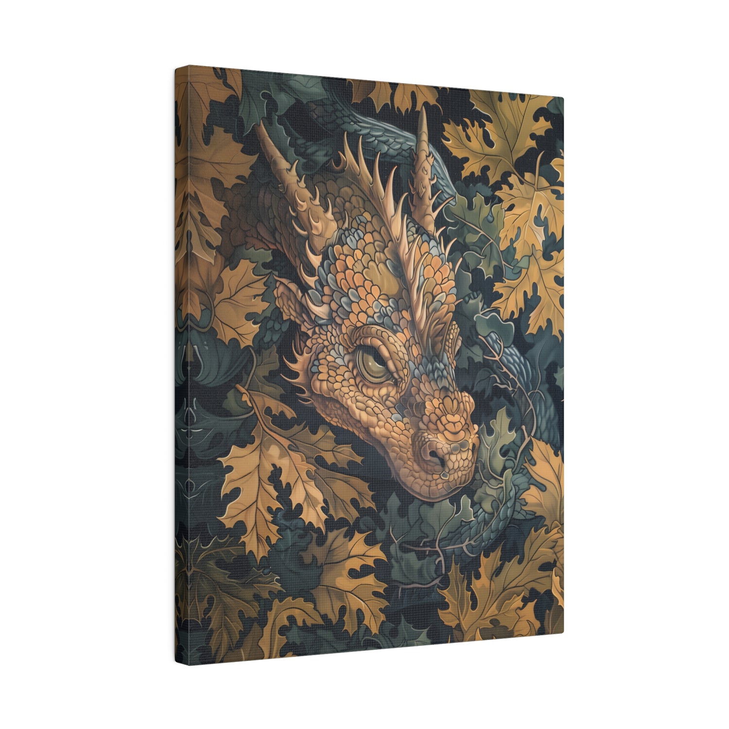 .75&quot; Matte Canvas - Enchanted Forest Dragon