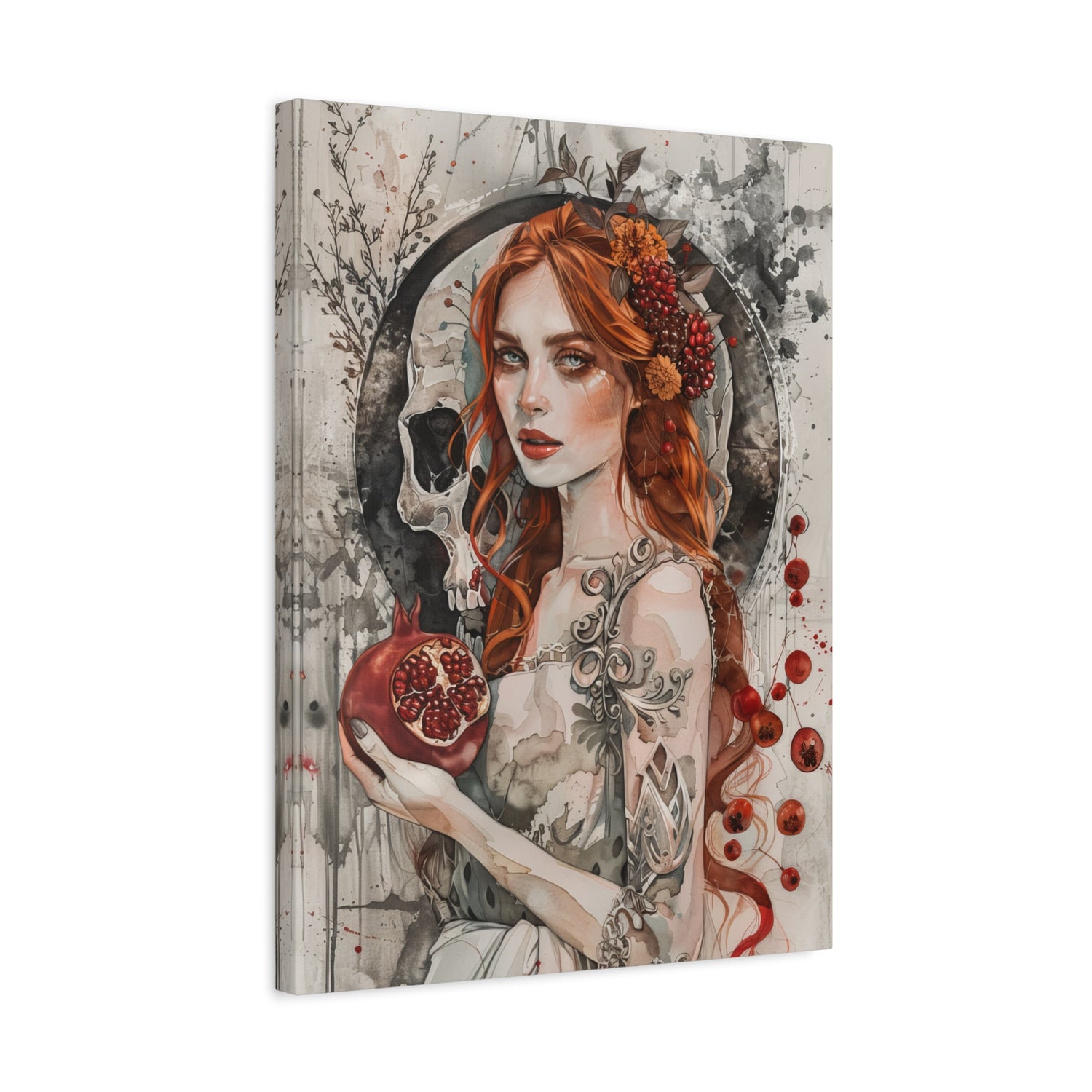 1.25" Matte Canvas - Persephone’s Pomegranate Curse