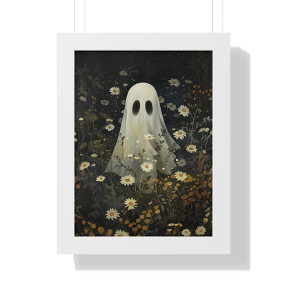Framed Paper Print - Daisy Meadow Ghost