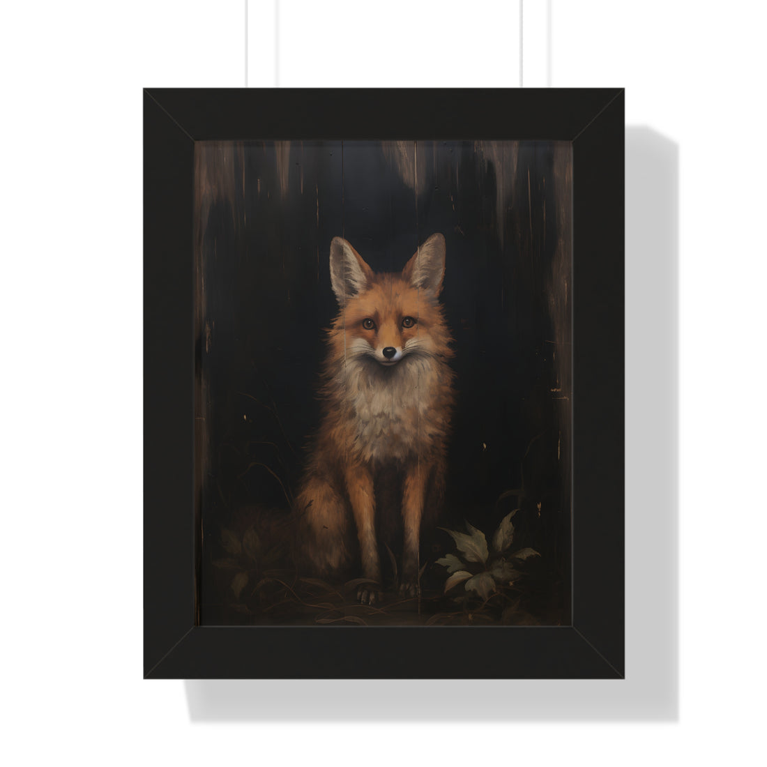 Framed Paper Print - Mystical Fox Gaze