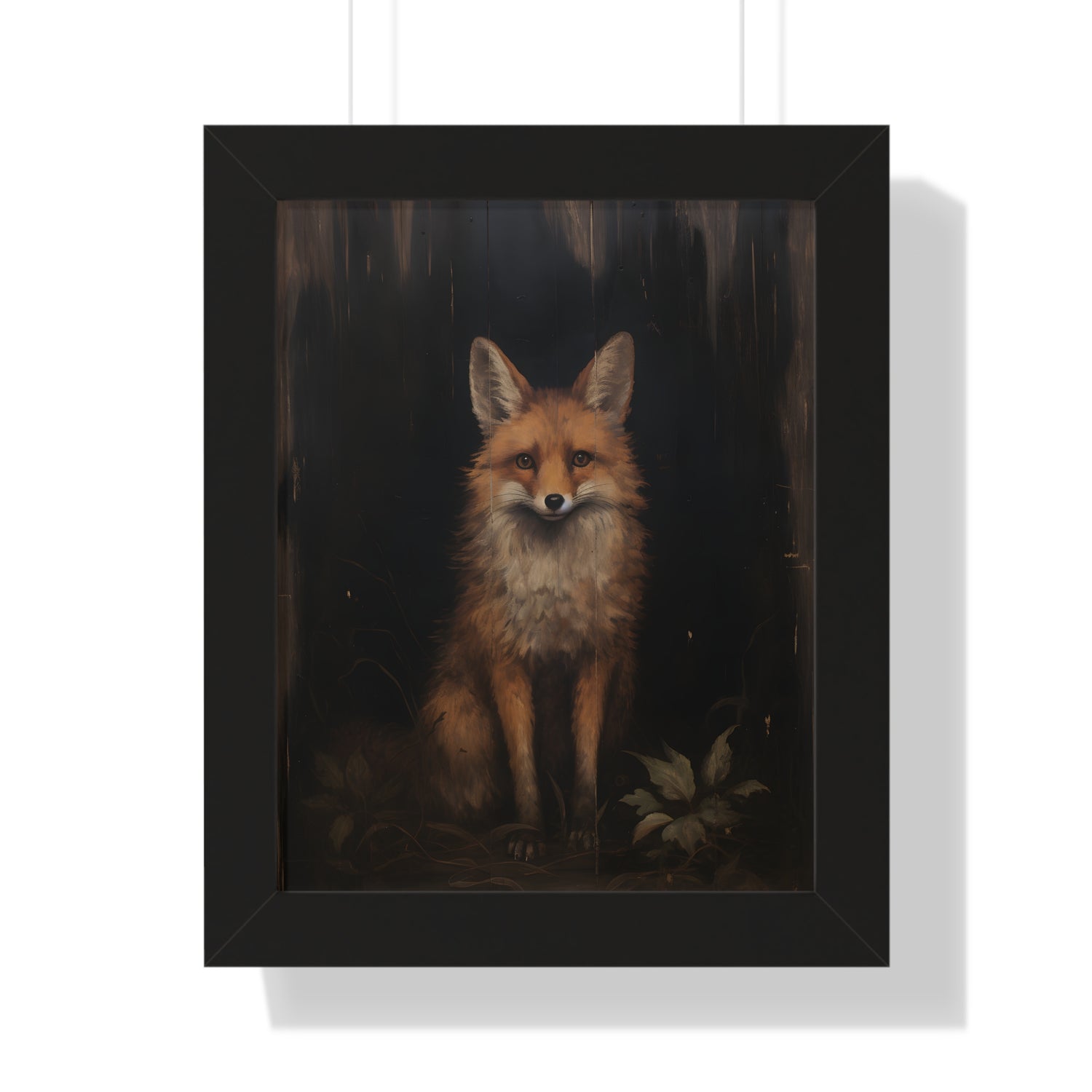 Framed Paper Print - Mystical Fox Gaze