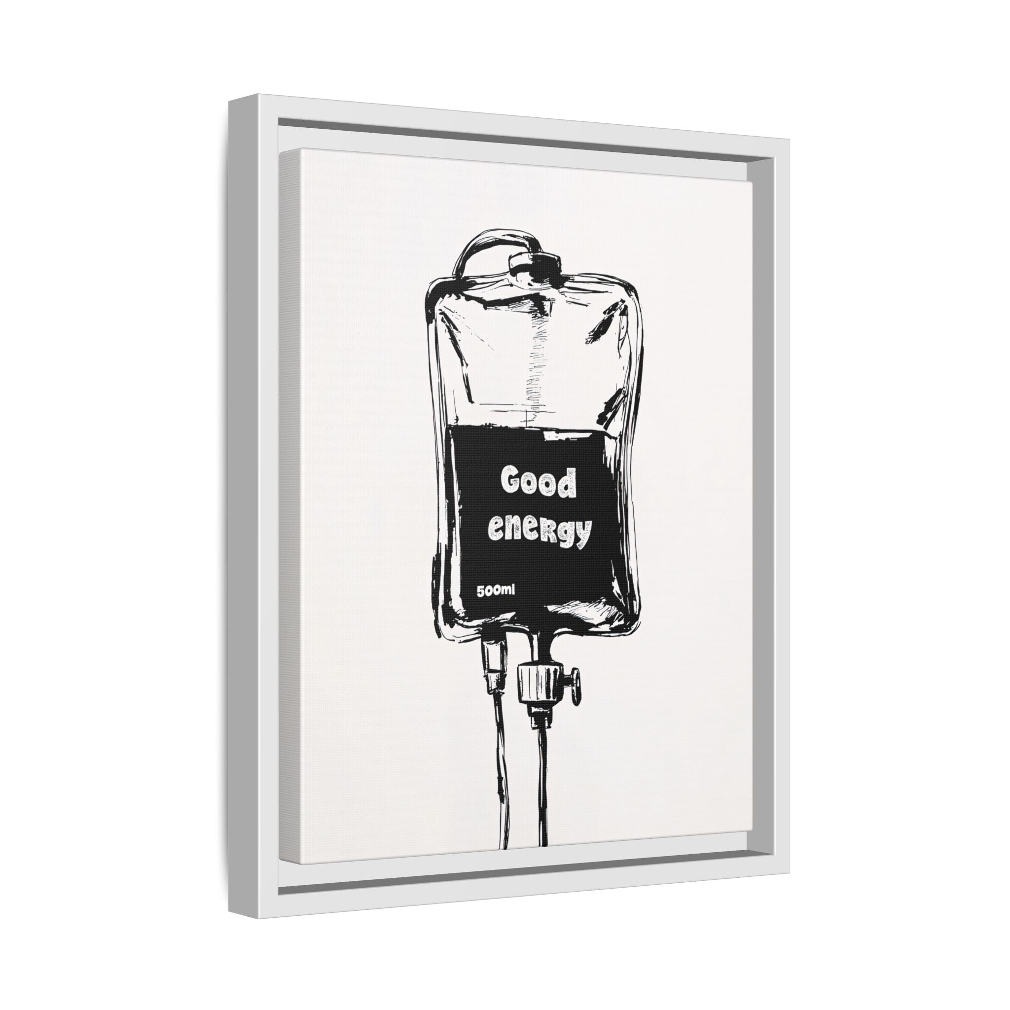Framed Canvas - Good Energy IV Bag