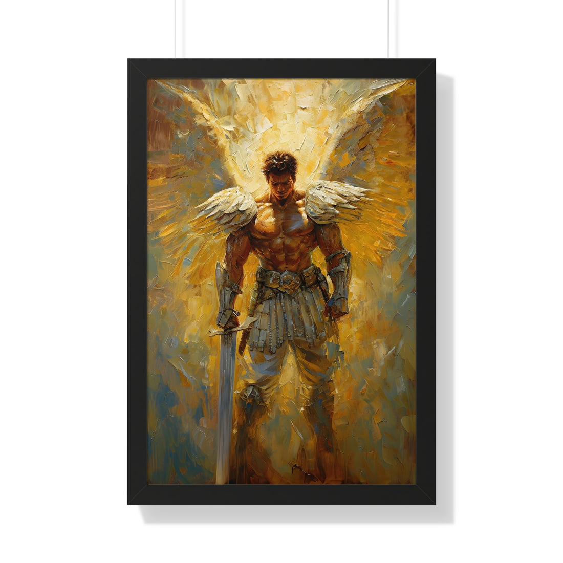 Framed Paper Print - Celestial Warrior&