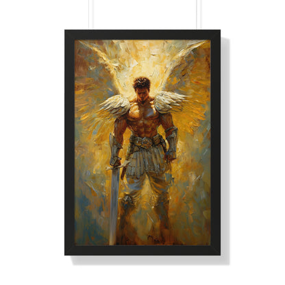 Framed Paper Print - Celestial Warrior&