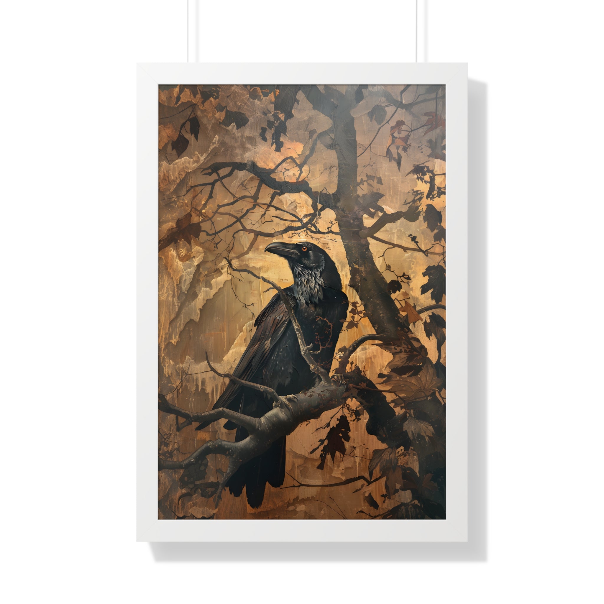 Framed Paper Print - Majestic Raven&