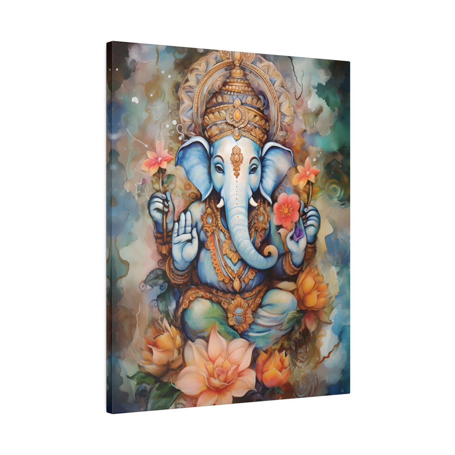 .75&quot; Matte Canvas - Ganesha&