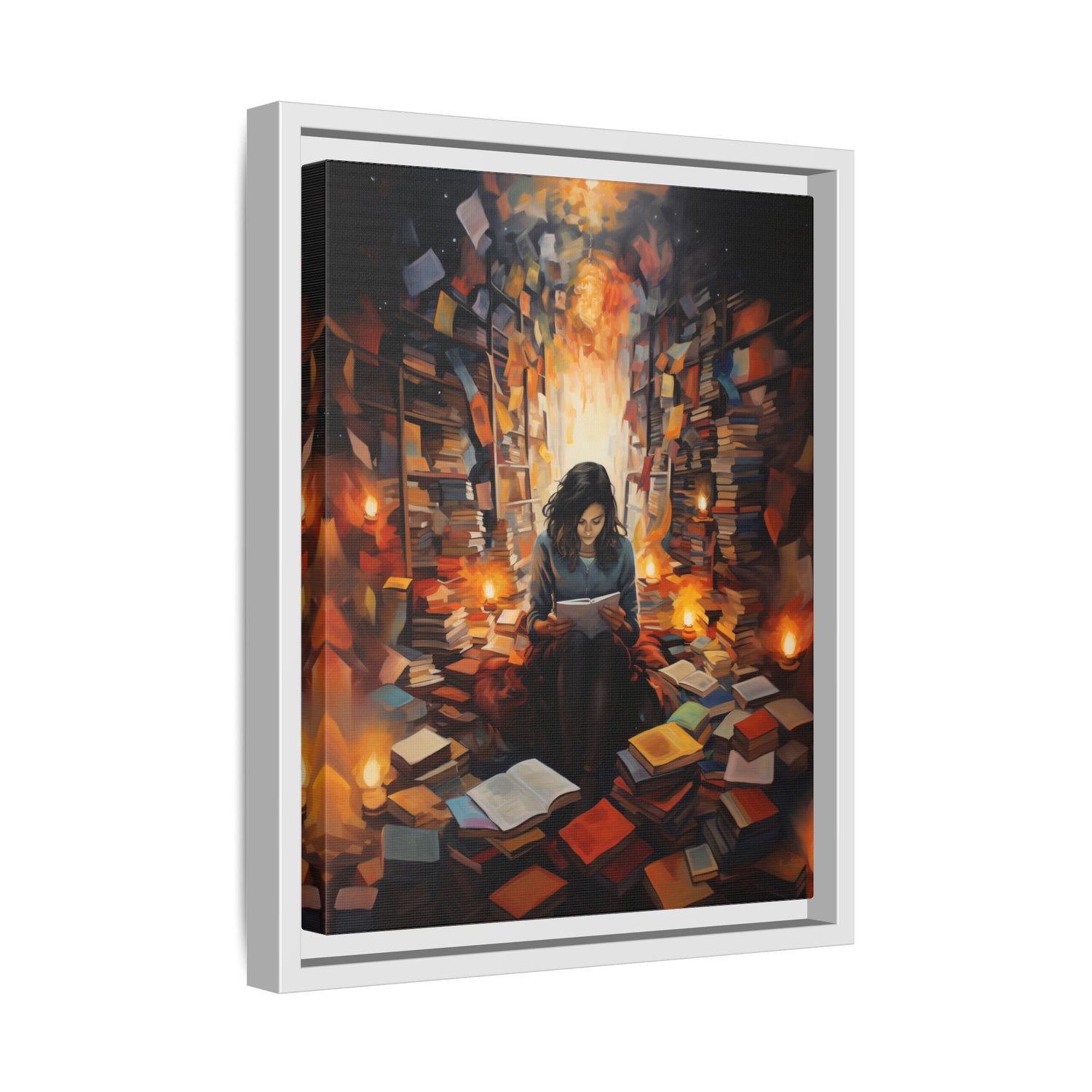 Framed Canvas - The Sanctuary of Stories