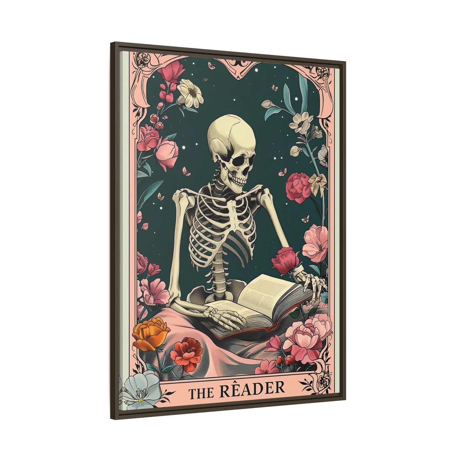Framed Canvas - The Eternal Reader