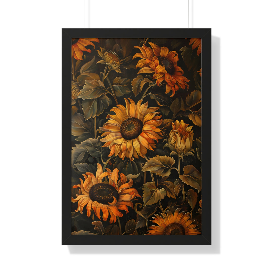 Framed Paper Print - Sunflower Glow