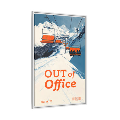 Framed Canvas - Out of Office Skies