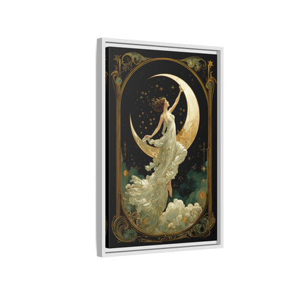 Framed Canvas - Moon Goddess Ascending