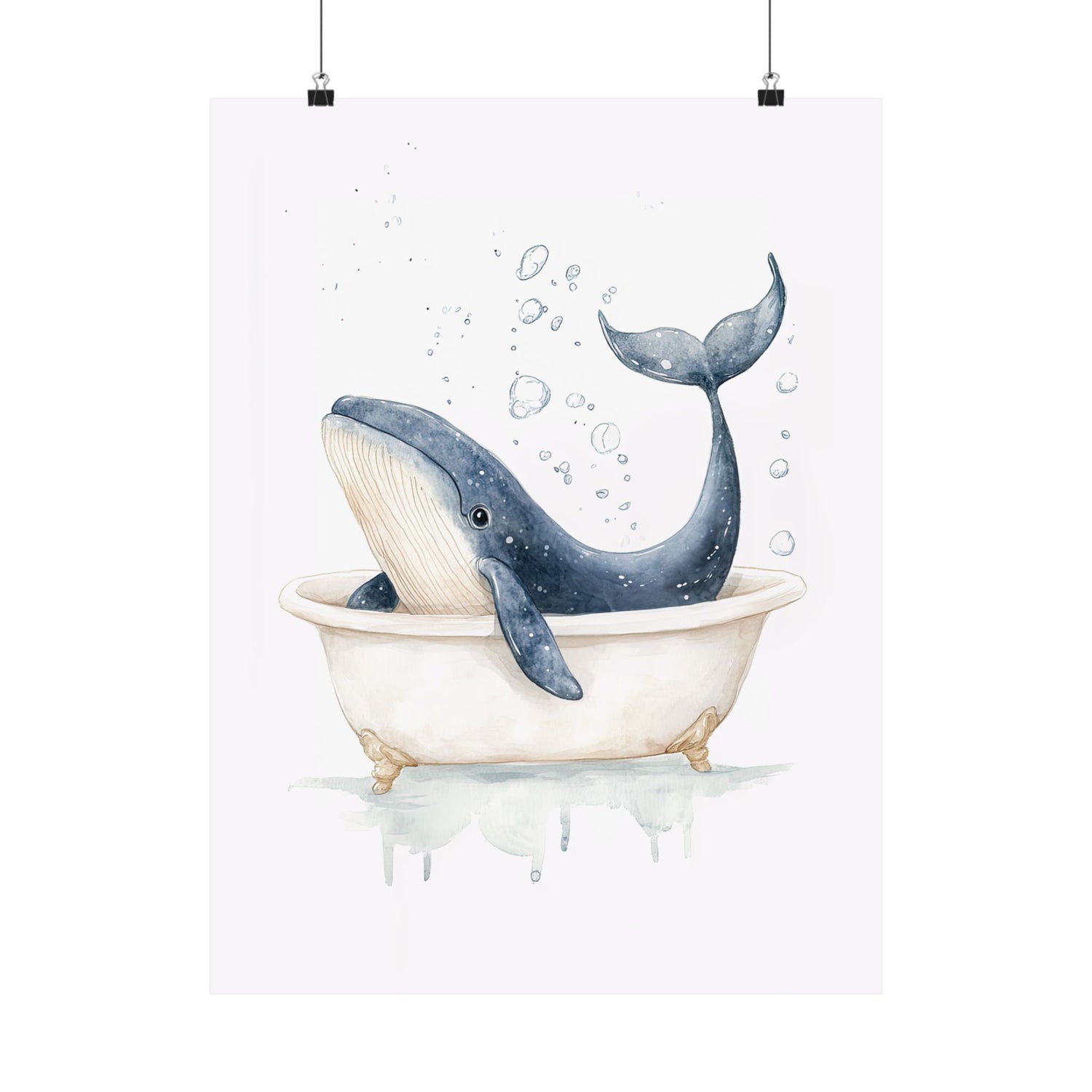 Whale Tub Bubble Splash