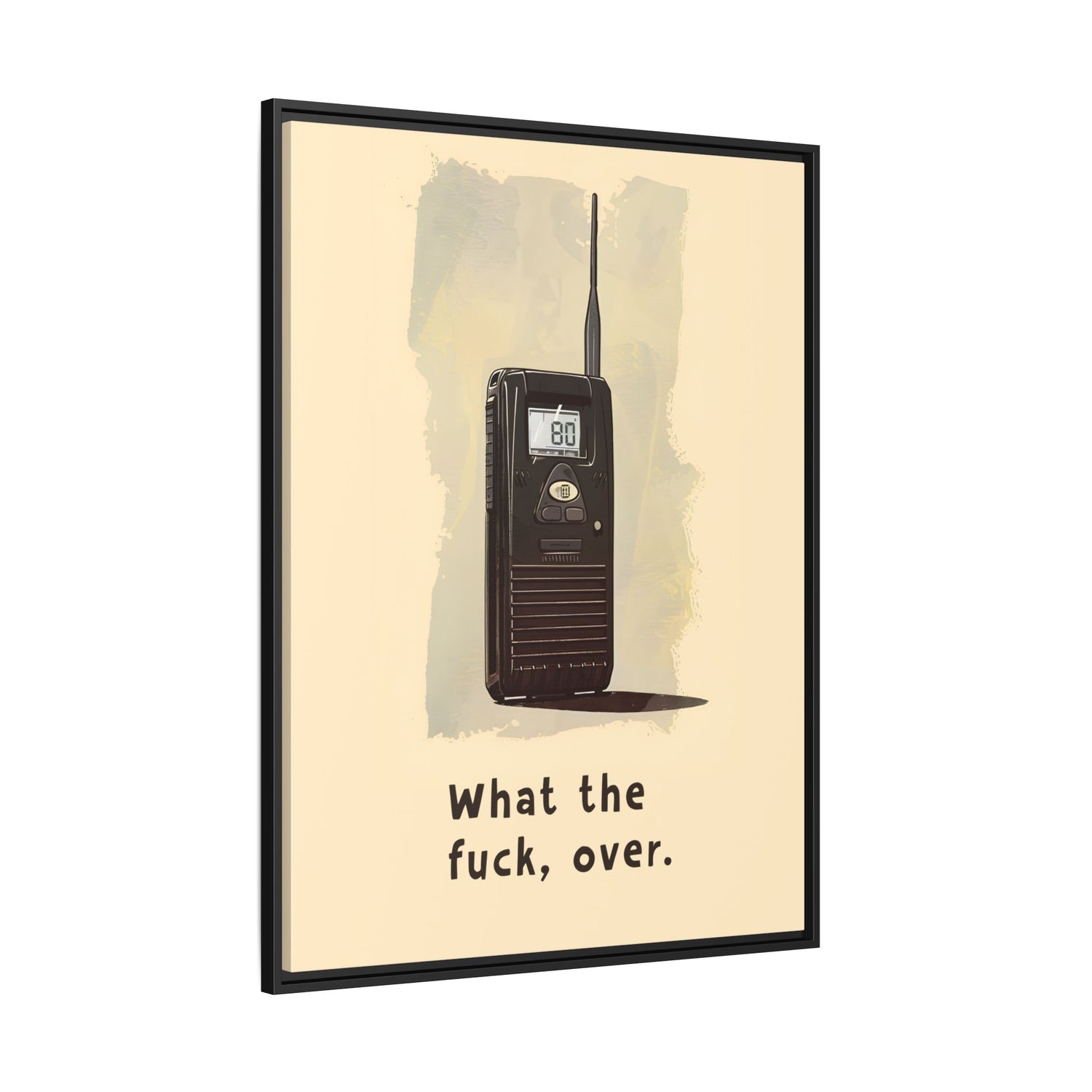 Framed Canvas - Walkie Talkie WTF Moment