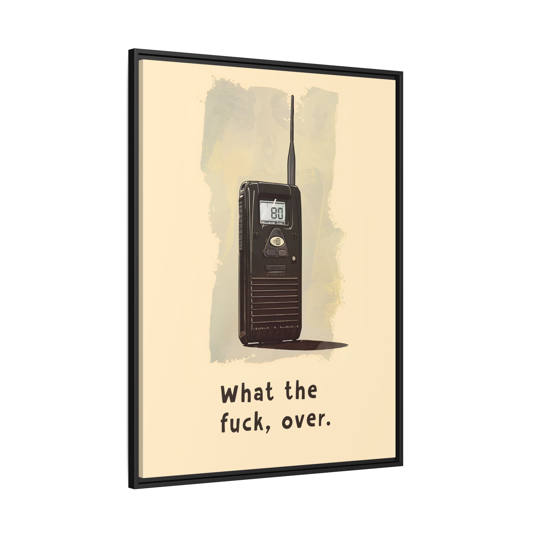 Framed Canvas - Walkie Talkie WTF Moment