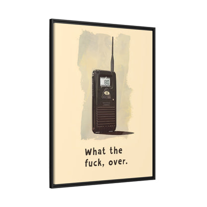 Framed Canvas - Walkie Talkie WTF Moment